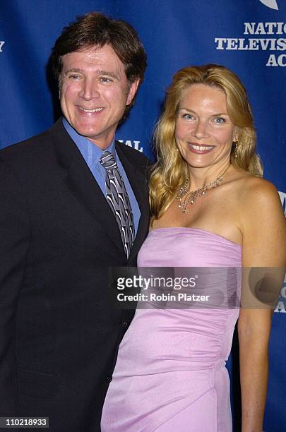 Frank Dicopoulos and wife Teja during 32nd Annual Academy of Television Arts & Sciences Daytime Creative Arts Emmy Awards - Arrivals at The Marriott...