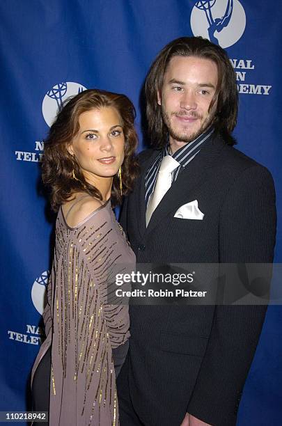 Gina Tognoni and Tom Pelphrey of Guiding Light during 32nd Annual Academy of Television Arts & Sciences Daytime Creative Arts Emmy Awards - Arrivals...