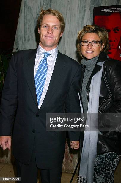 Howard Gould and Ashleigh Banfield during "In My Country" New York City Premiere - Inside Arrivals at Beekman Theatre in New York City, New York,...