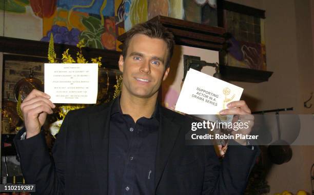 Cameron Mathison during The 32nd Annual Daytime EMMY Awards - Nomination Announcements at CBS Guiding Light Stages in New York City, New York, United...