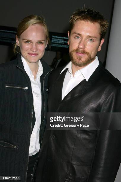 Amy Rice and Ron Eldard during "A Work in Progress: An Evening with Marc Forster" - Arrivals and Inside at The Museum of Modern Art in New York City,...