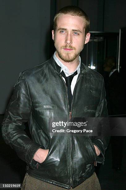 Ryan Gosling during "A Work in Progress: An Evening with Marc Forster" - Arrivals and Inside at The Museum of Modern Art in New York City, New York,...