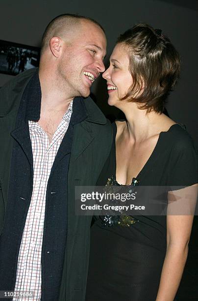 Peter Sarsgaard and Maggie Gyllenhaal during "A Work in Progress: An Evening with Marc Forster" - Arrivals and Inside at The Museum of Modern Art in...