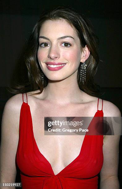 Anne Hathaway during "A Work in Progress: An Evening with Marc Forster" - Arrivals and Inside at The Museum of Modern Art in New York City, New York,...