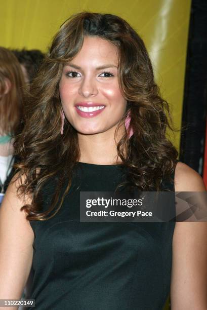 Nadine Velazquez of "My Name is Earl" during 2005/2006 NBC UpFront - Red Carpet at Radio City Music Hall in New York City, New York, United States.