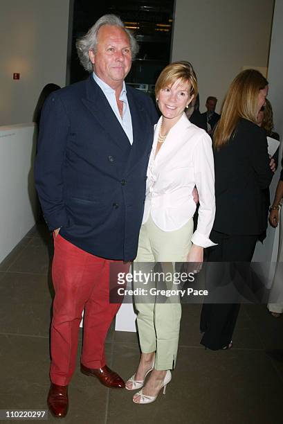 Graydon Carter and Anna Scott during Calvin Klein, Inc. And Bryan Adams Host the Launch of His New Photography Book "American Women" - Inside the...