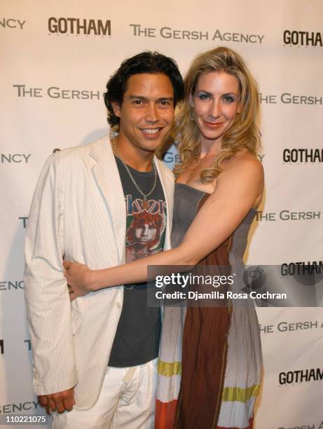 Anthony Ruivivar and Yvonne Junger during The Gersh Agency and Gotham Magazine Celebrate 2005 New York UpFronts at Bed in New York City, New York,...