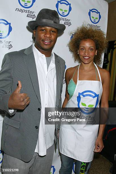 Robert Randolph of The Family Band and Stacie Jones Upchurch of "The Apprentice 2"