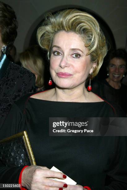 Catherine Deneuve during Catherine Deneuve and The French Institute Alliance Francaise Host "La Nuit Des Etoiles", a French Film Festival Dinner...