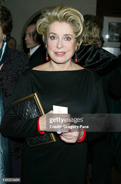 Catherine Deneuve during Catherine Deneuve and The French Institute Alliance Francaise Host "La Nuit Des Etoiles", a French Film Festival Dinner...