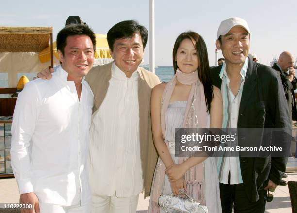 Stanley Tong, Jackie Chan, Heeseon Kim and Tony Leung Ka-fai