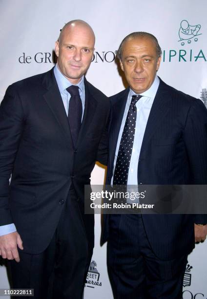 Giuseppe Cipriani and Fawaz Gruosi, President of de Grisogono