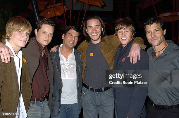 Jake Weary, Jesse Soffer, David Turtura, Tom Pelphrey, Zach Roerig and Mark Collier