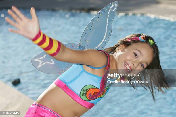 Danna Paola during Danna Paola Portrait Session - April 22, 2005 at Lincoln Road in Miami Beach, Florida, United States.