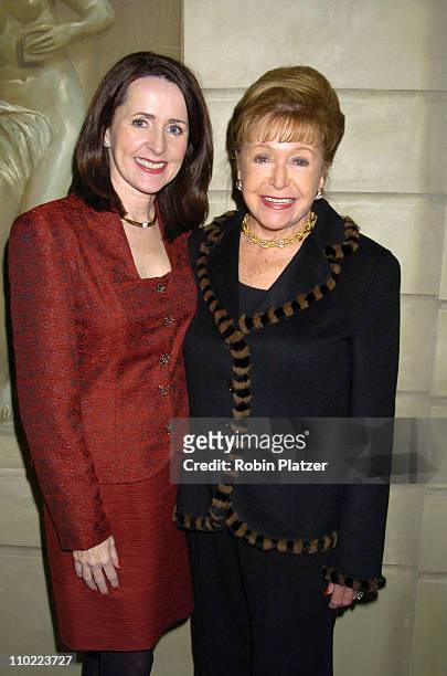Carol Higgins Clark and Mary Higgins Clark during 16th Annual PAL Women of The Year Luncheon honoring Kelly Ripa and Paula Zahn at The Pierre Hotel...