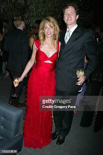 Candace Bushnell and husband Charles Askegard during Valentino Fragrance Launch Party For "Valentino V" at Four Seasons in New York City, New York,...