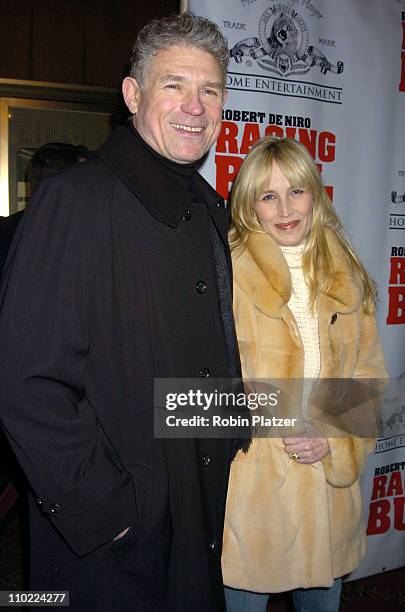 John Riggins and wife Lisa Marie during "Raging Bull" 25th Anniversary and Collector's Edition DVD Release Celebration at The Ziegfeld Theatre in New...