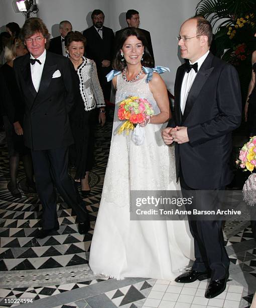 Ernst August of Hanover, HSH Caroline of Hanover and HSH Albert of Monaco