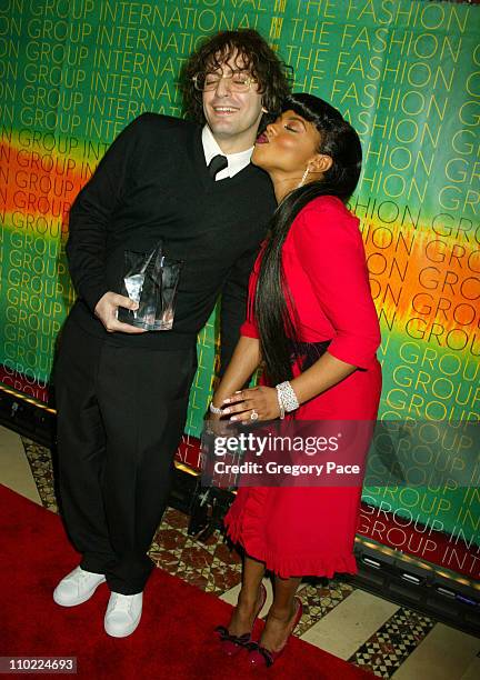 Marc Jacobs and Lil' Kim during The Fashion Group International's 21st Annual Night of Stars at Cipriani 42nd Street in New York City, New York,...