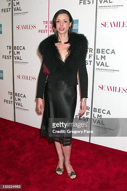 Drena De Niro during 4th Annual Tribeca Film Festival - "Seamless" Premiere - Inside Arrivals at Tribeca Performing Arts Center in New York City, New...