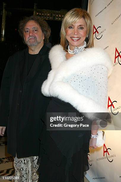 Carlos Falchi and Emily Block during The Accessories Council Presents the 8th Annual Ace Awards at Cipriani 42nd Street in New York City, New York,...