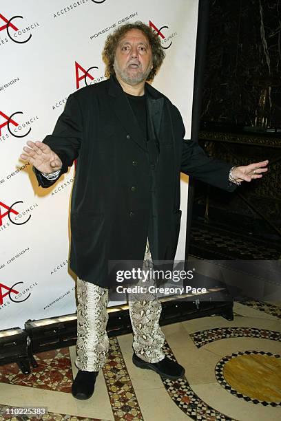 Carlos Falchi during The Accessories Council Presents the 8th Annual Ace Awards at Cipriani 42nd Street in New York City, New York, United States.