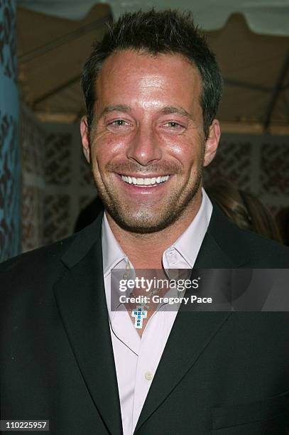Johnny Messner during 2005/2006 FOX Prime Time UpFront - Inside Green Room and Party at Seppi's Restaurant and Central Park Boathouse in New York...