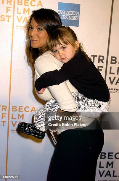 Eva La Rue and daughter Kaya Callahan during 4th Annual Tribeca Film Festival - "The Muppets' Wizard of Oz" Premiere at The Tribeca Performing Arts...