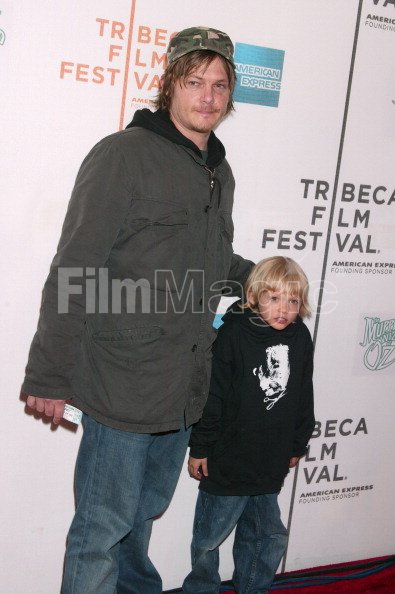Norman Reedus and son Mingus...