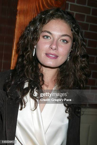 Alexa Davalos during 2005/2006 FOX Prime Time UpFront - Inside Green Room and Party at Seppi's Restaurant and Central Park Boathouse in New York...