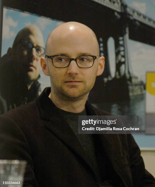 Moby during Moby Signs His CD "Hotel" and His Book "Teany" at Barnes & Noble - March 22, 2005 at Barnes & Nobles in New York City, New York, United...