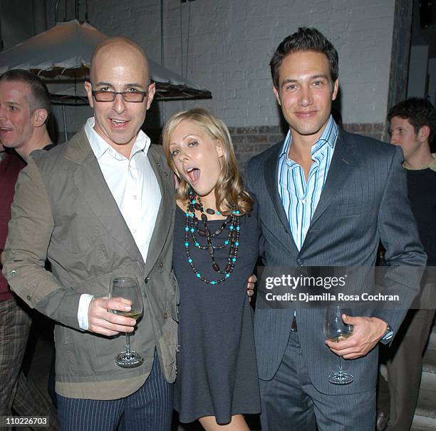 Stephen Petronio, Tara Subkoff and Eric Villency during Eric Villency Hosts the Stephen Petronio Benefit at Public in New York City, New York, United...