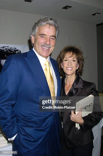 Dennis Farina and Deana Martin during Deana Martin Book Party for "Memories Are Made of This: Dean Martin Through His Daughter's Eyes" at The...
