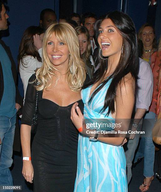 Lisa Gastineau and Brittny Gastineau during "The Gastineau Girls" Wrap Party at Status Quo in New York City, New York, United States.