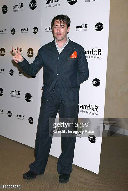 Alan Cumming during amfAR and ACRIA Honor Herb Ritts with a Sale of Contemporary Artwork - Inside Arrivals at Sothebys in New York City, New York,...