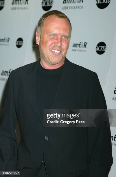 Michael Kors during amfAR and ACRIA Honor Herb Ritts with a Sale of Contemporary Artwork - Inside Arrivals at Sothebys in New York City, New York,...