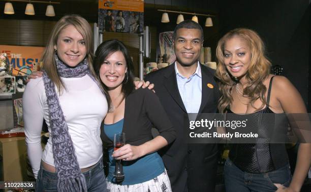 Sarah of "The Real World - Philadelphia", Leah Larson, Paul Cothran and Lala