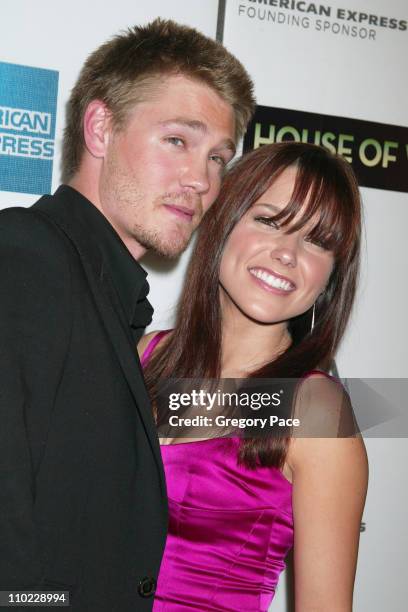 Chad Michael Murray and Sophia Bush during 4th Annual Tribeca Film Festival - "House of Wax" New York City Premiere - Arrivals at Stuyvesant High...