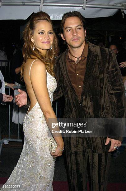 Natalia Livingston and Tyler Christopher during 32nd Annual Daytime Emmy Awards - Outside Arrivals at Radio City Music Hall in New York City, New...