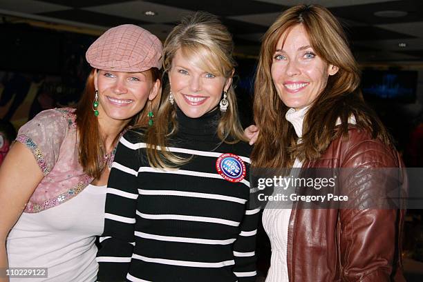 Natasha Henstridge, Christie Brinkley and Carol Alt