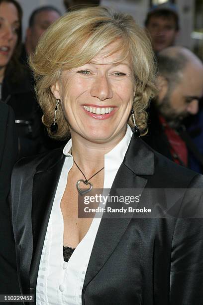 Jayne Atkinson during "Glengarry Glen Ross" Broadway Opening Night at Royal Theatre in New York City, New York, United States.