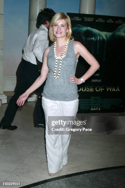 Elisha Cuthbert during The Cast of "House of Wax" Launches "Chamber Live! Featuring House of Wax" at Madame Tussauds at Madame Tussauds in New York...