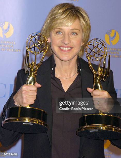 Ellen Degeneres during 32nd Annual Daytime Emmy Awards - Media Press Room at Radio City Music Hall in New York, New York, United States.