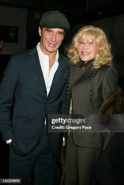 Lloyd Klein and Jocelyne Wildenstein during People Magazine Presents Tapestry of Entertainers Coming Together to Benefit the Drama Dept. At Lot 61 in...