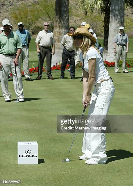 Heather Locklear during The 7th Annual Michael Douglas & Friends Celebrity Golf Tournament Presented by Lexus at Cascata Golf Course in Las Vegas,...