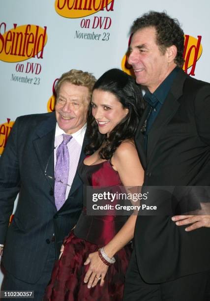 Jerry Stiller, Julia Louis-Dreyfus and Michael Richards