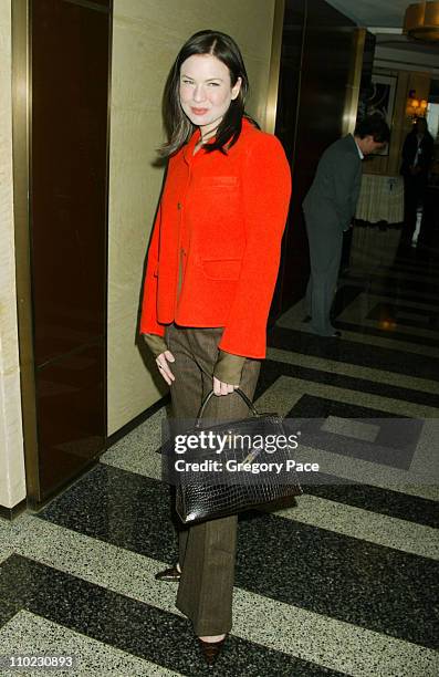 Renee Zellweger during The 18th Annual Citymeals-on-Wheels "Power Lunch For Women" - Inside Arrivals at The Rainbow Room in New York City, New York,...