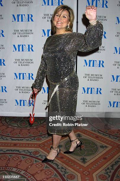 Cynthia McFadden during Merv Griffin Honored at the Museum of Television and Radio's Annual Gala at The Waldorf Astoria Hotel in New York City, New...