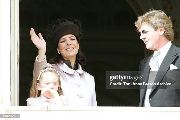 Caroline of Hanover with HSH Ernst August of Hanover and their daughter Alexandra