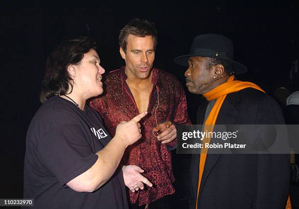 Rosie O' Donnell, Cameron Mathison and Ben Vereen during "Pippin" in Concert to Benefit The National AIDS Fund and The Storm Theatre - November 29,...